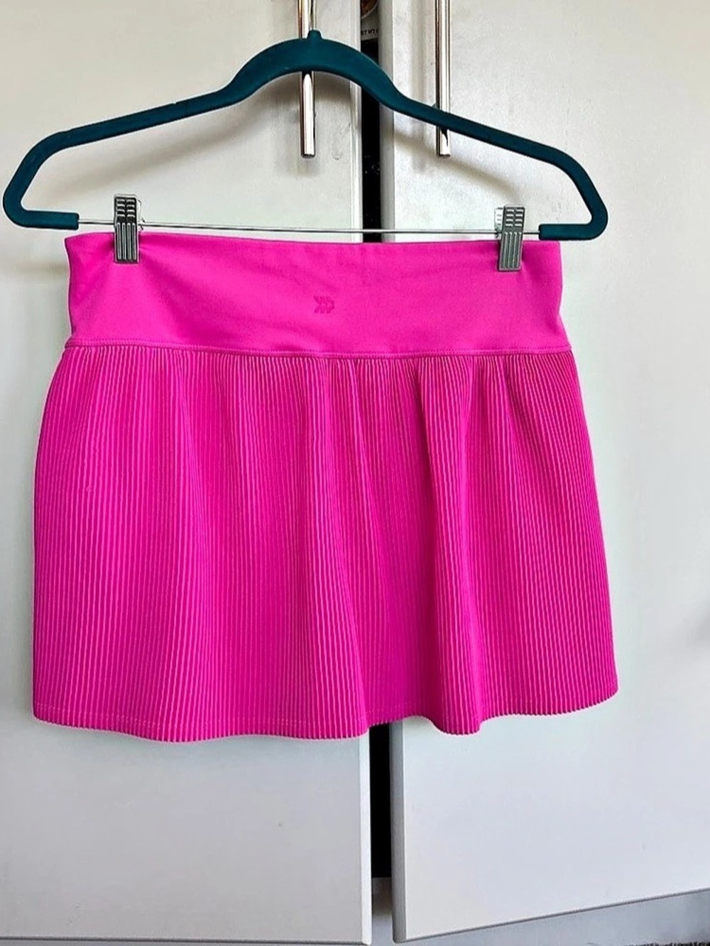 all in motion Women's Woven High-Rise Pleated Skort Pink Medium